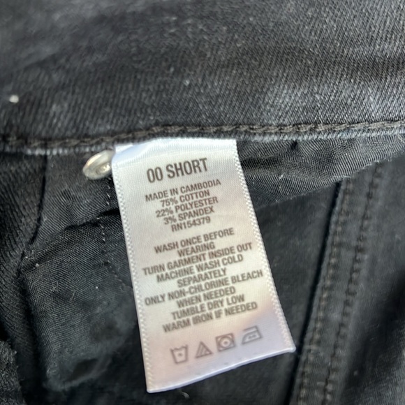 Aeropostale High Rise Jegging Black Size 00 Short - Picture 6 of 9